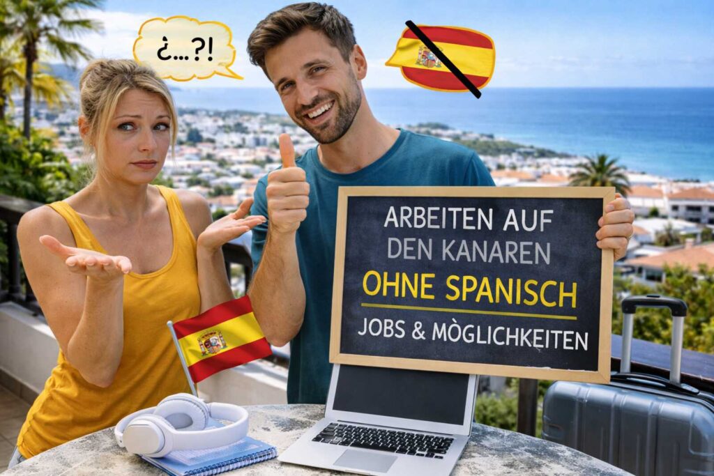 Arbeiten auf den Kanaren ohne Spanisch – Jobs & Möglichkeiten 2026