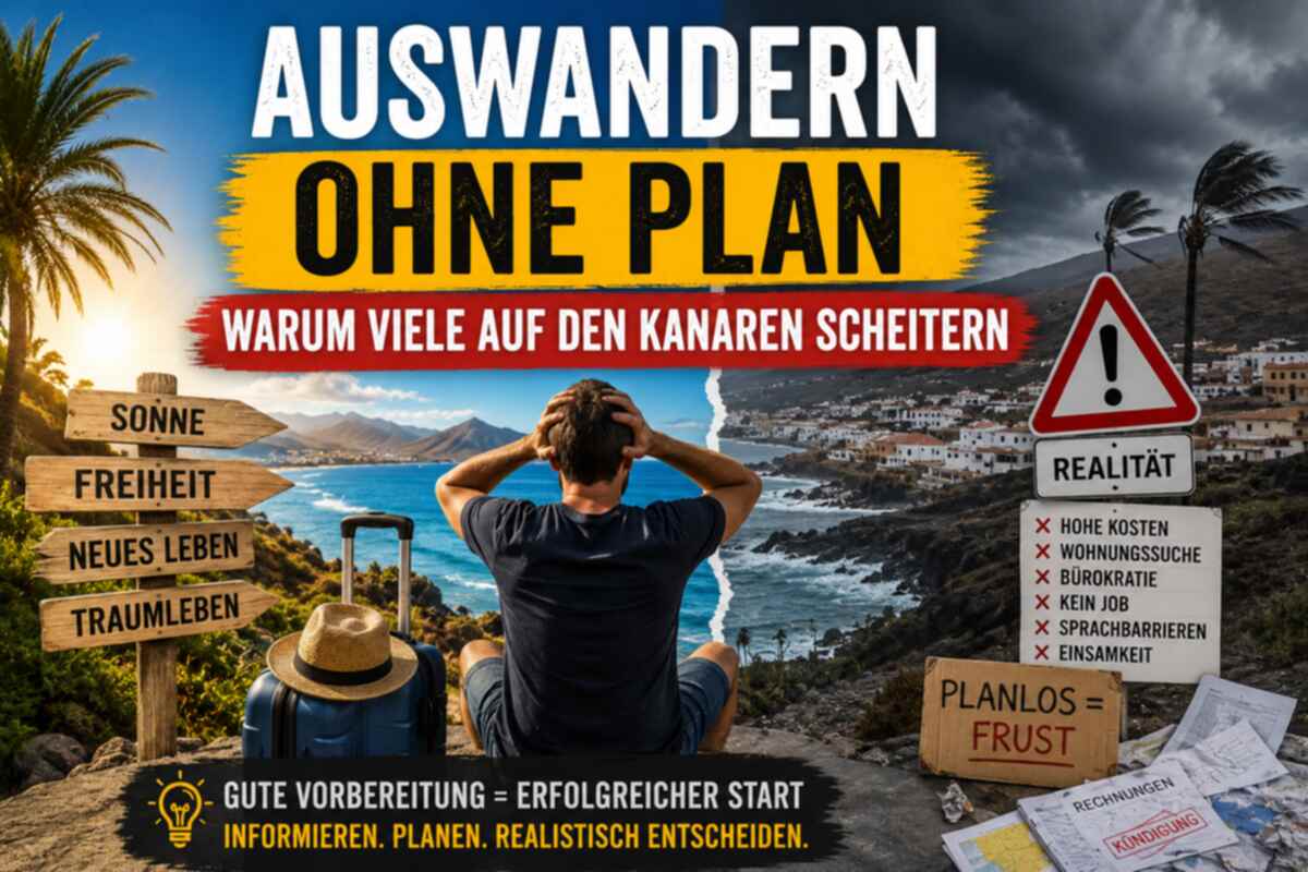 Auswandern auf die Kanaren ohne Plan