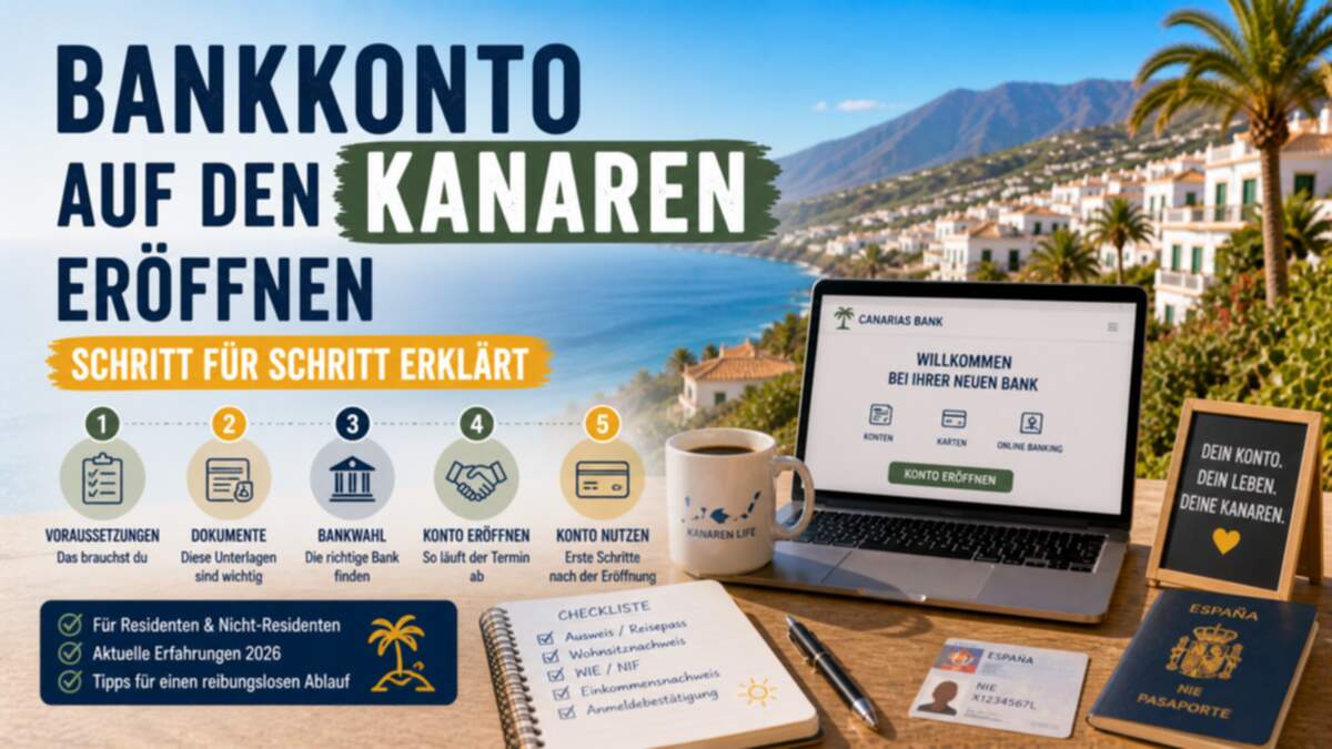 Bankkonto auf den Kanaren eröffnen