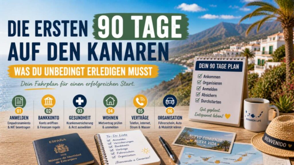 Die ersten 90 Tage auf den Kanaren – was du unbedingt erledigen musst