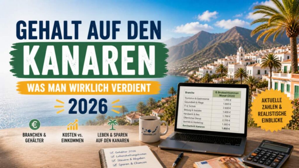 Gehalt auf den Kanaren – was man wirklich verdient 2026