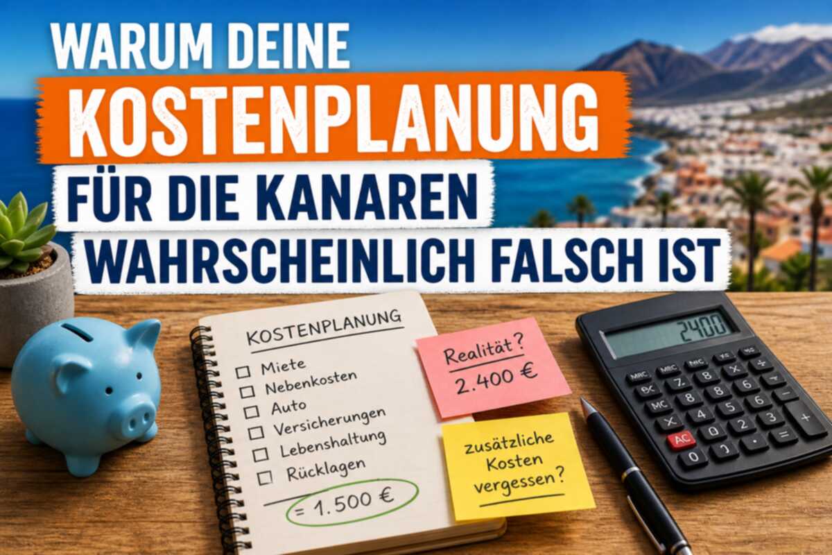 Kostenplanung auswandern Kanaren