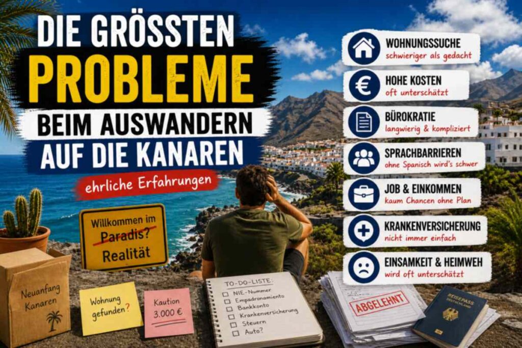 Die größten Probleme beim Auswandern auf die Kanaren – ehrliche Erfahrungen