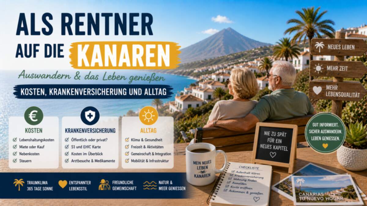 Als Rentner auf die Kanaren auswandern