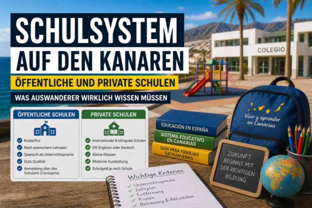 Schulsystem auf den Kanaren – öffentliche und private Schulen erklärt